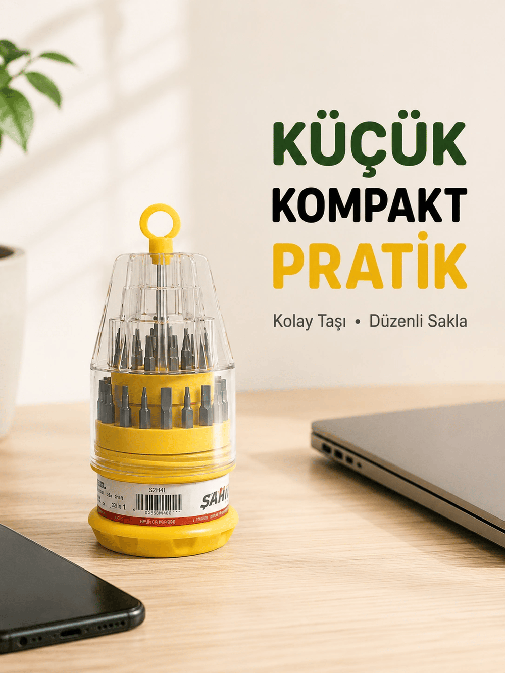 Hassas Tornavida Seti Kaymaz Saplı Elektronik Onarım Seti