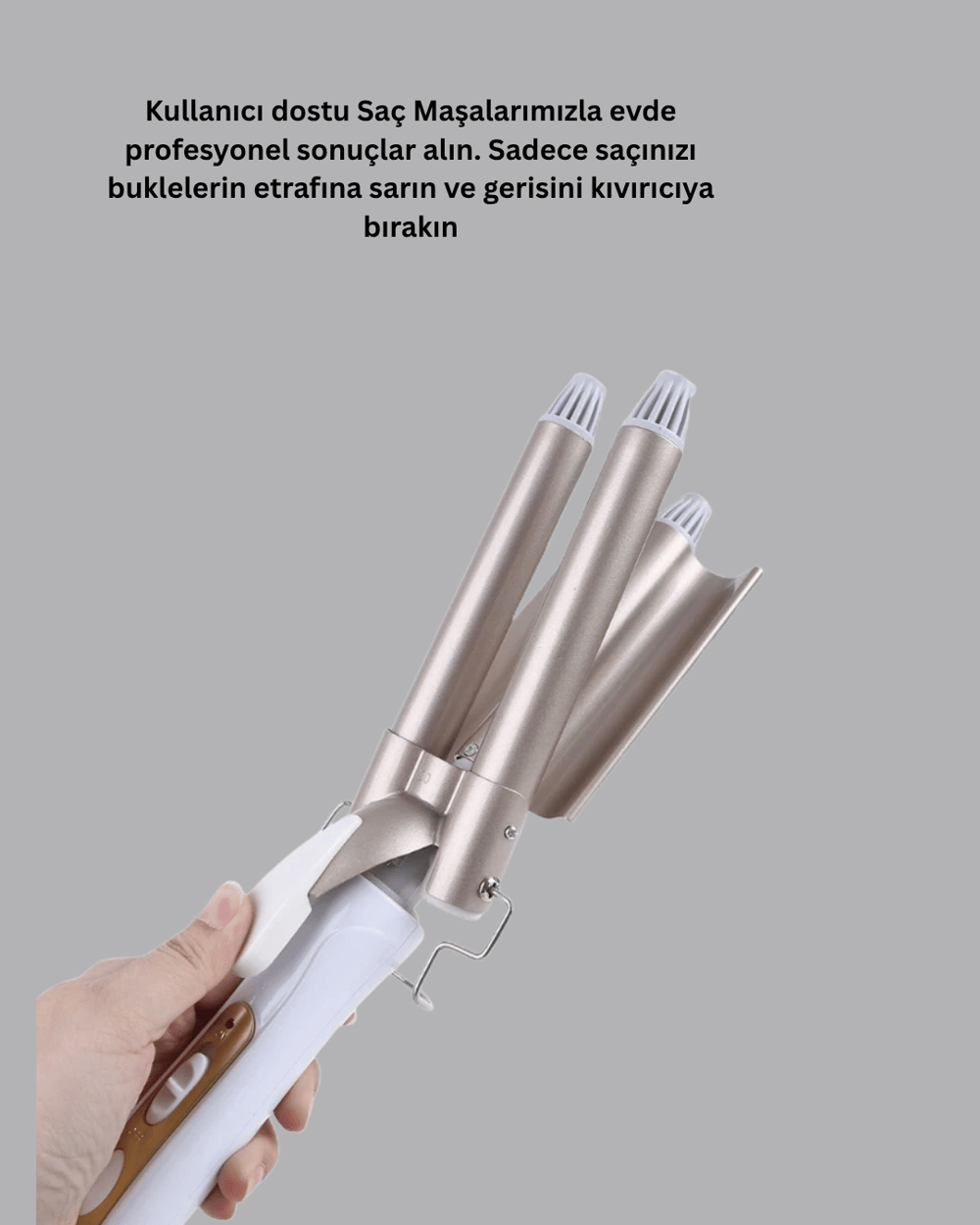 Her Saç Tipine Uygun, Hızlı Isınan Bukle Yapıcı – Evde Kuaför Kalitesinde Sonuç Yeni Nesil