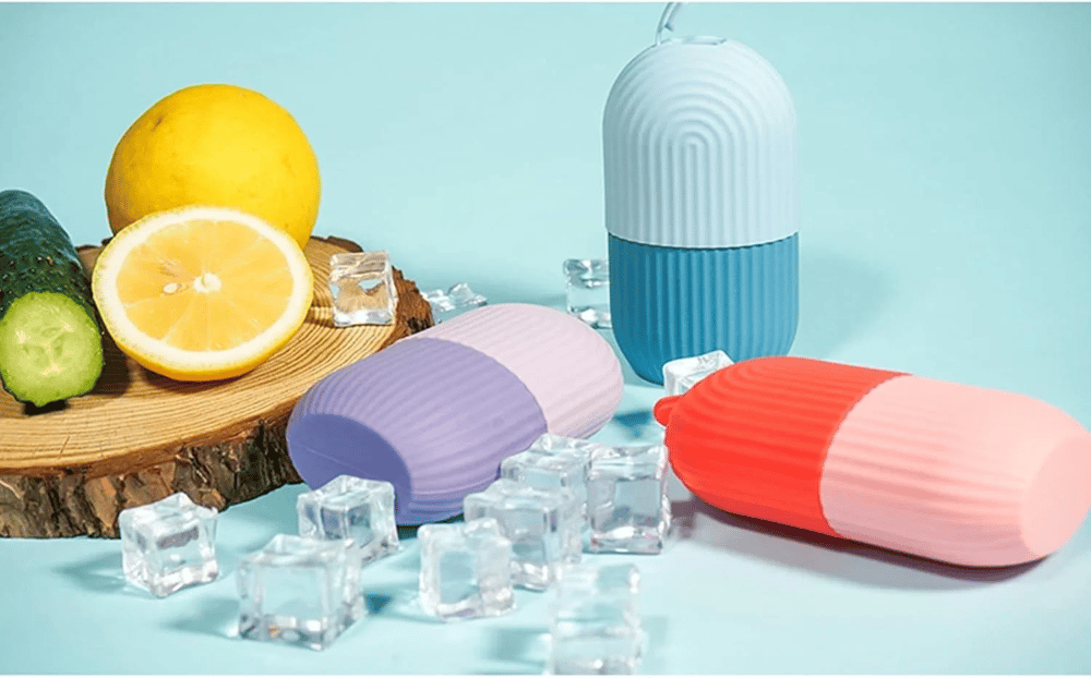 Ice Roller Buz Silindiri Terapi Etkili Yüz Masaj Ve Cilt Bakım Aleti Bx40