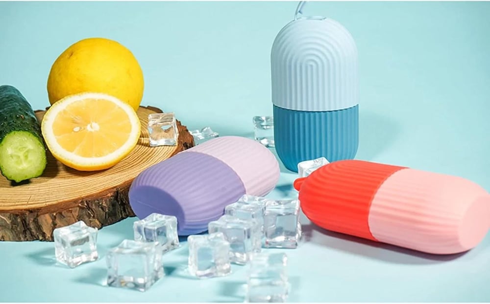 Ice Roller Buz Silindiri Terapi Etkili Yüz Masaj Ve Cilt Bakım Aleti (3936)