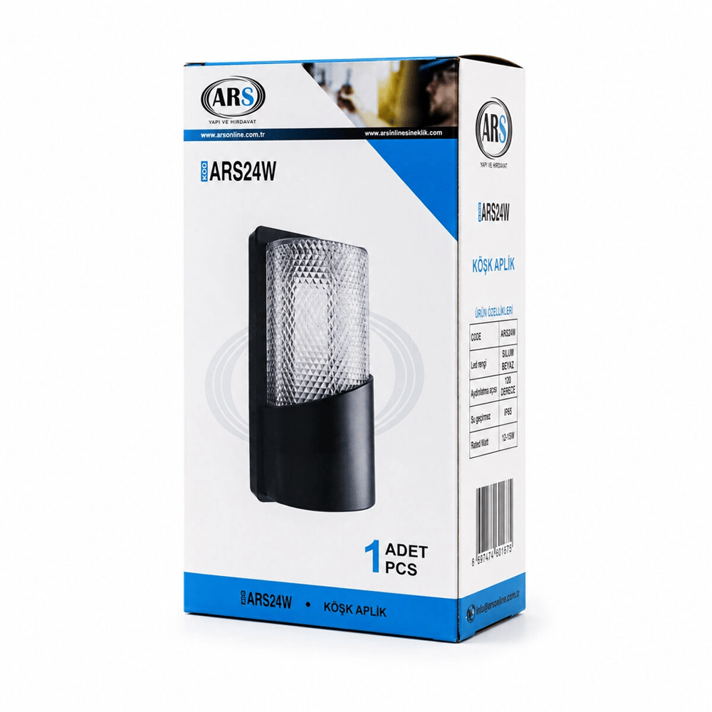 Ip66 50.000 Saat Led Ömrü 22w Köşk Led Aplik Duvar Lambası Ars-348955 Bx40