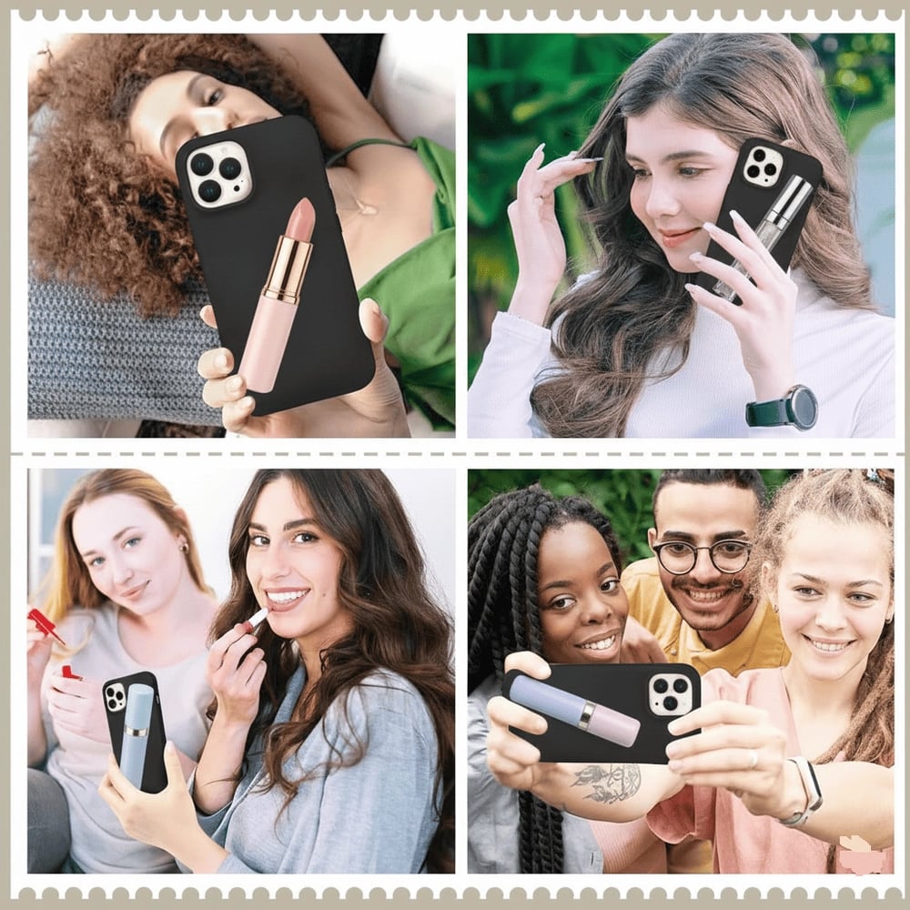 İphone 16 Pro Max Lip Gloss Kılıf Siyah