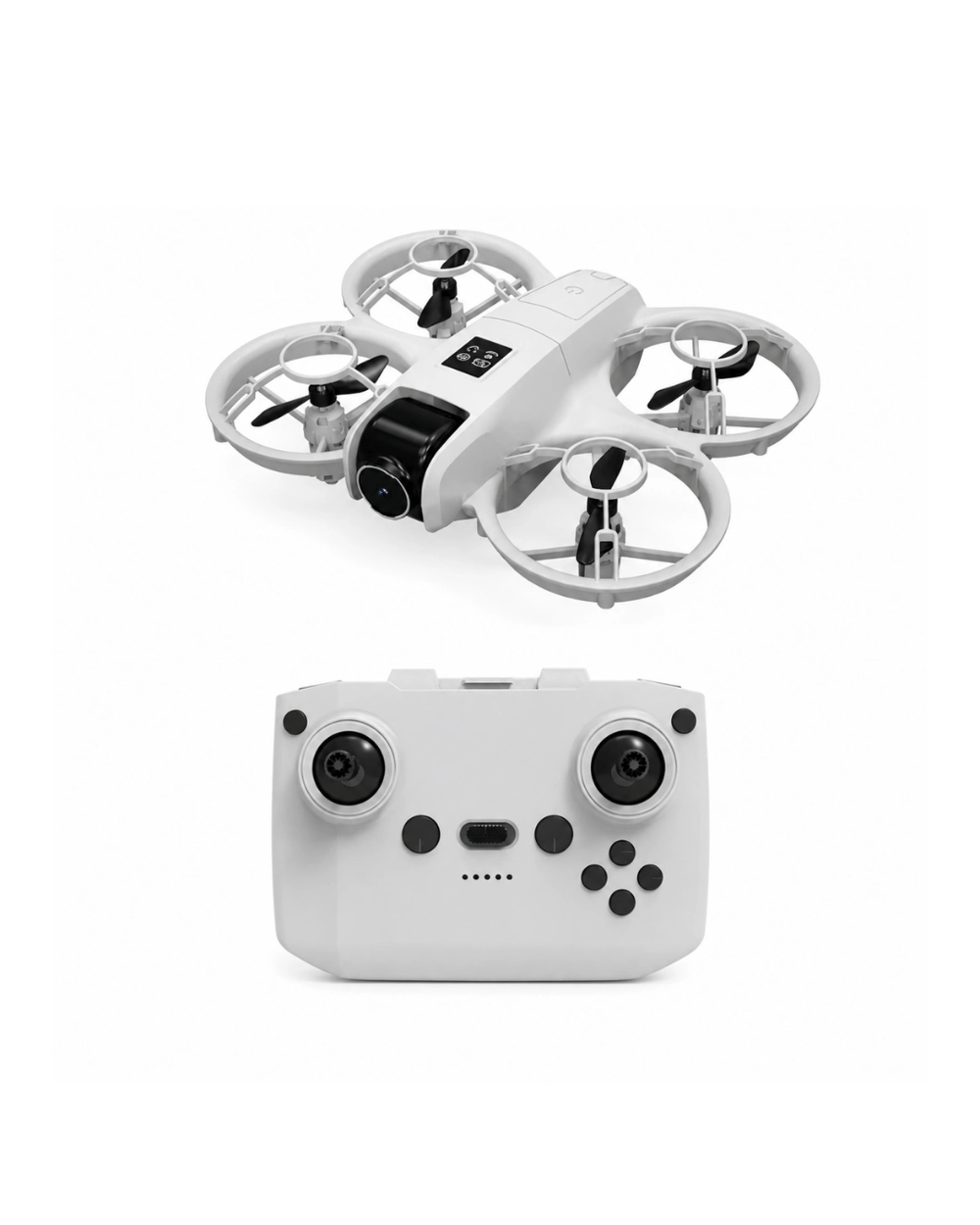 Işıklı Mini Drone Çift Batarya ve Yedek Pervane Setli