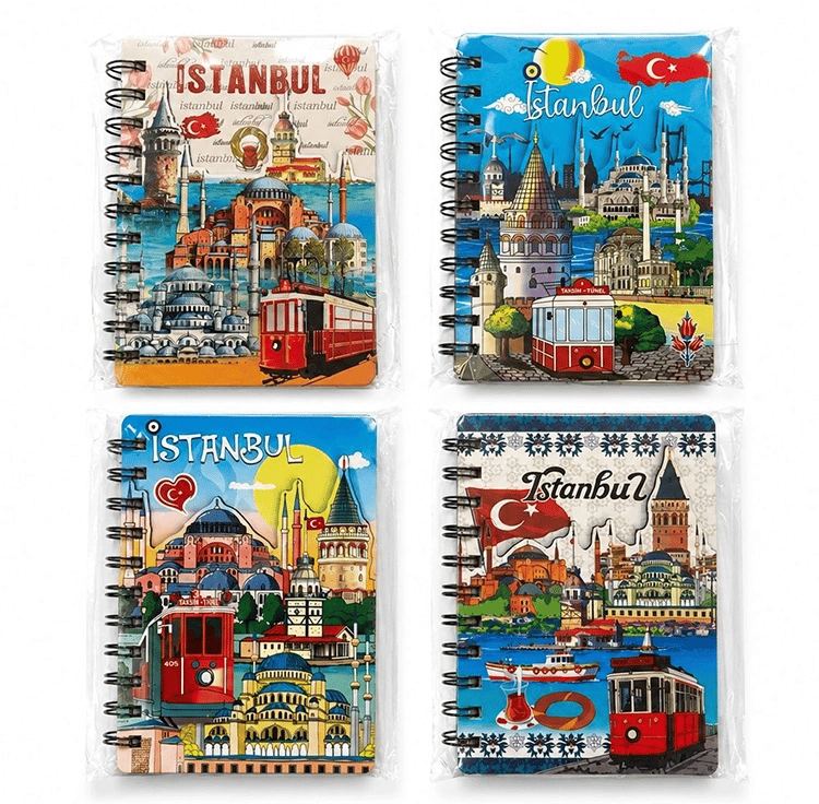 İstanbul Temalı Kabartmalı Defter Alk5823