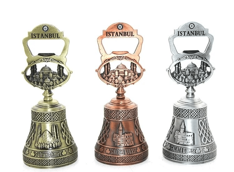 İstanbul Temalı Metal Zil
