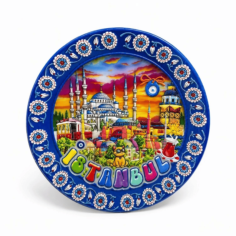 İstanbul Temalı Seramik Magnet Alk5854