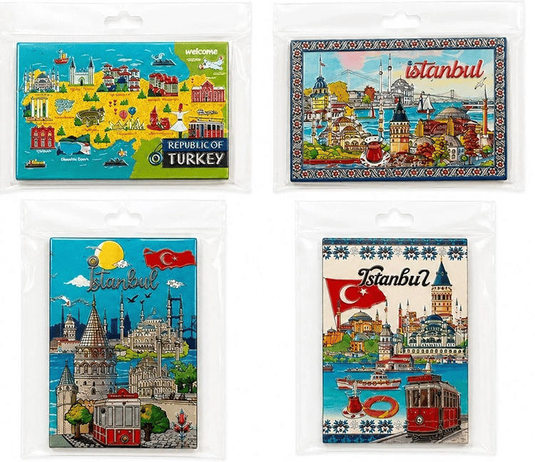 İstanbul Temalı Silikon Buzdolapı Süsü Magnet Alk5815