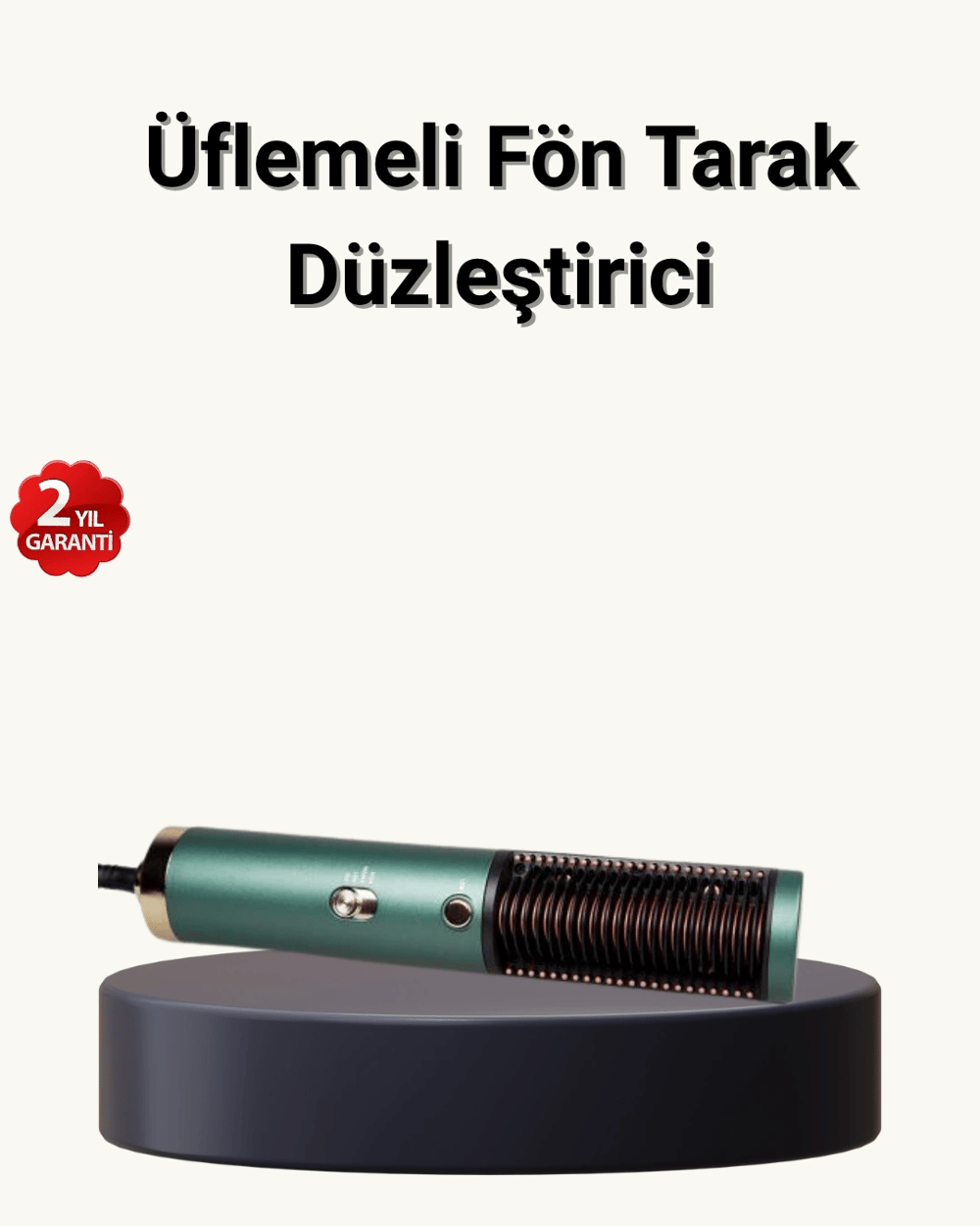 İyon Teknolojili Seramik Saç Düzleştirici – Eşit Isı Dağılımı