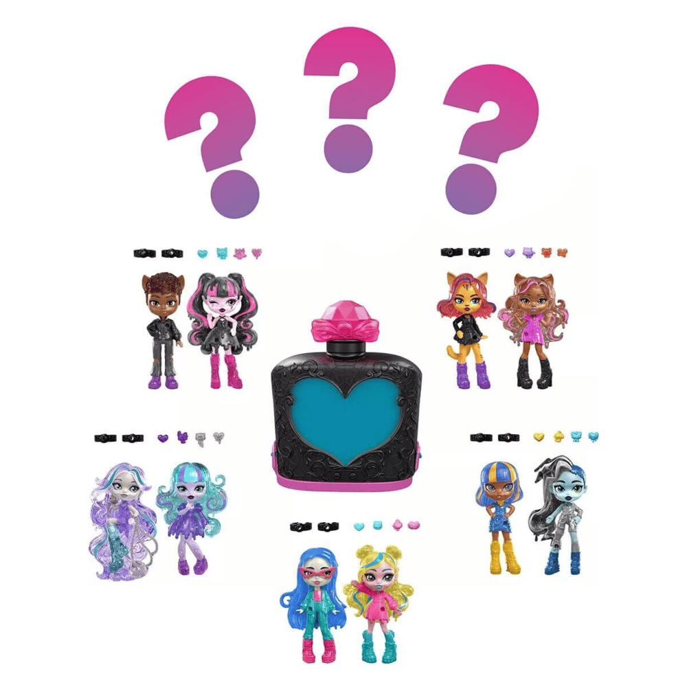 JCY18 Monster High Sürpriz İksiler -  Havalı Arkadaşlar Serisi