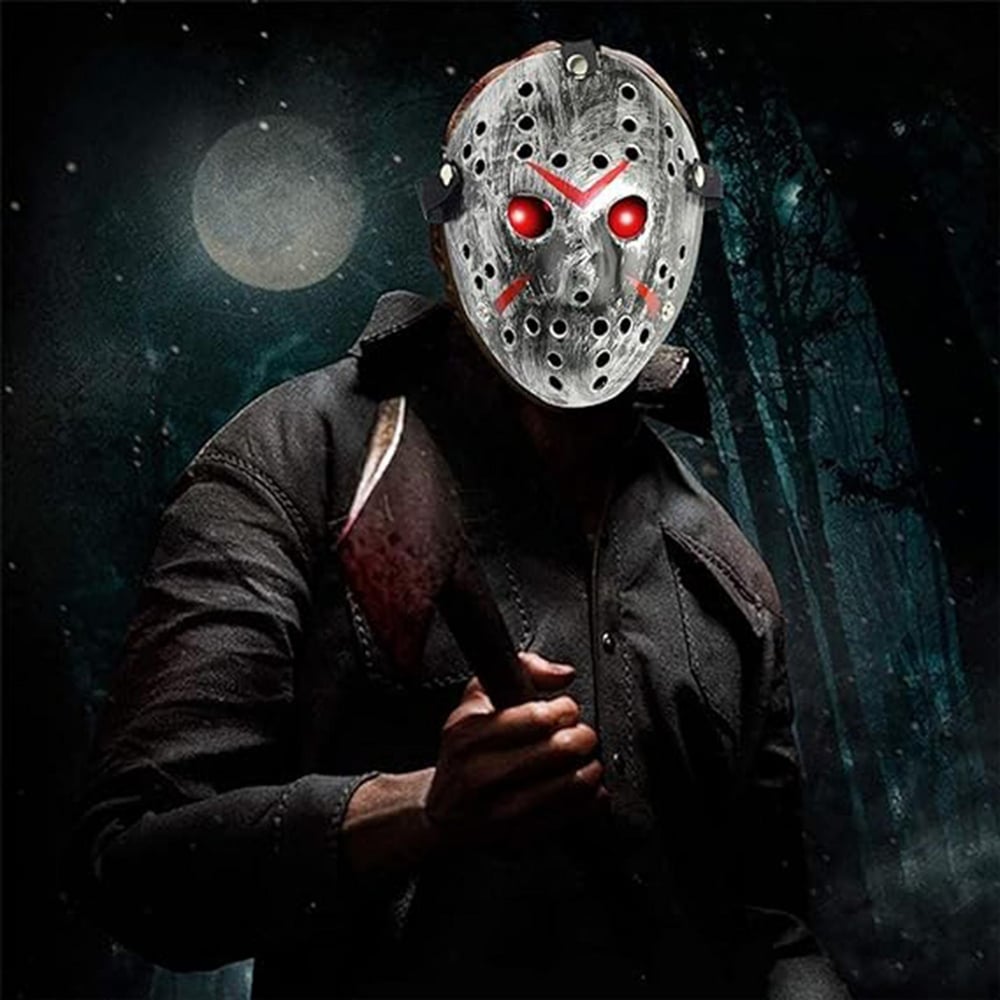 Jason Maskesi Hannibal Maskesi Metal Gümüş Renk 20x25 cm (3936)