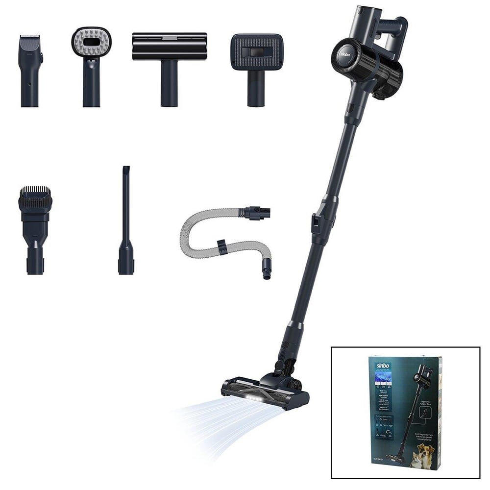 KABLOSUZ SARJLI SÜPÜRGE 1LT HAZNE DİKEY SARJ SVC-8634 (3936)