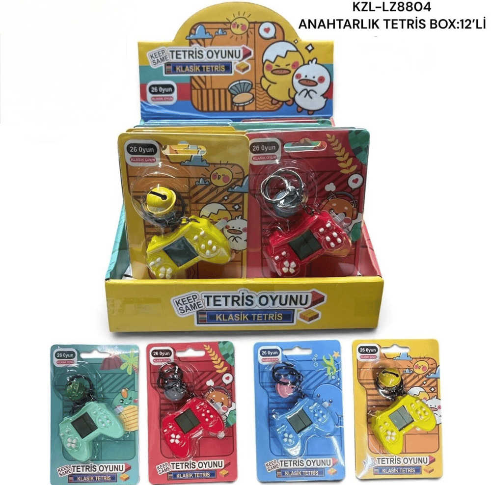 KZL-LZ8804 ANAHTARLIK TETRIS  - 1 ADET FİYATIDIR