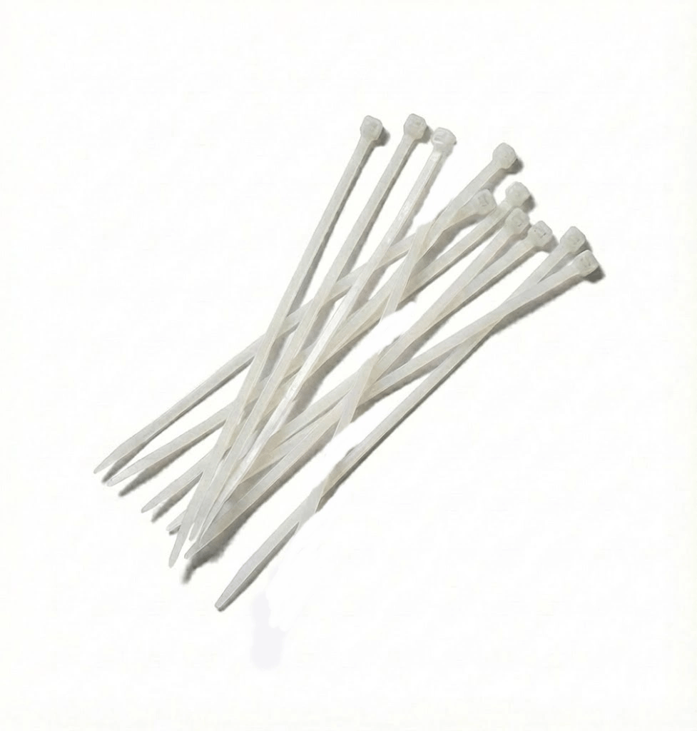 Kablo Bağı Kelepçe Cırt 4,8x400mm 10'lu Beyaz