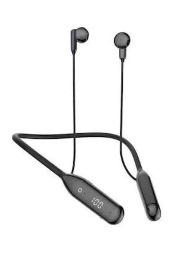 Kablolu Kulak İçi Bluetooth Kulaklık 60 Saat ANC Özellikli Boyun Bantlı