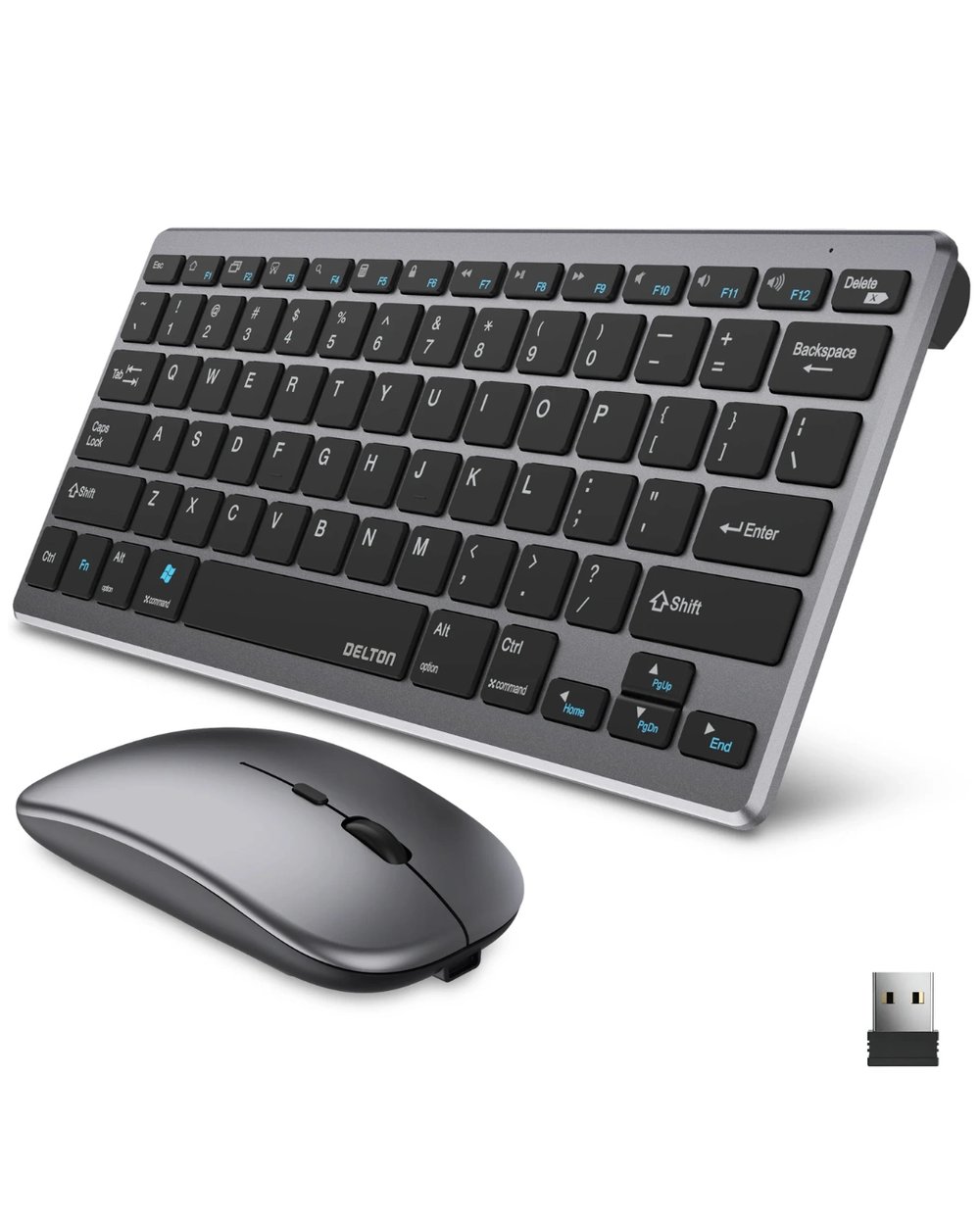 Kablosuz Bluetooth Klavye Mouse Seti Şarjlı Tablet Laptop Uyumlu