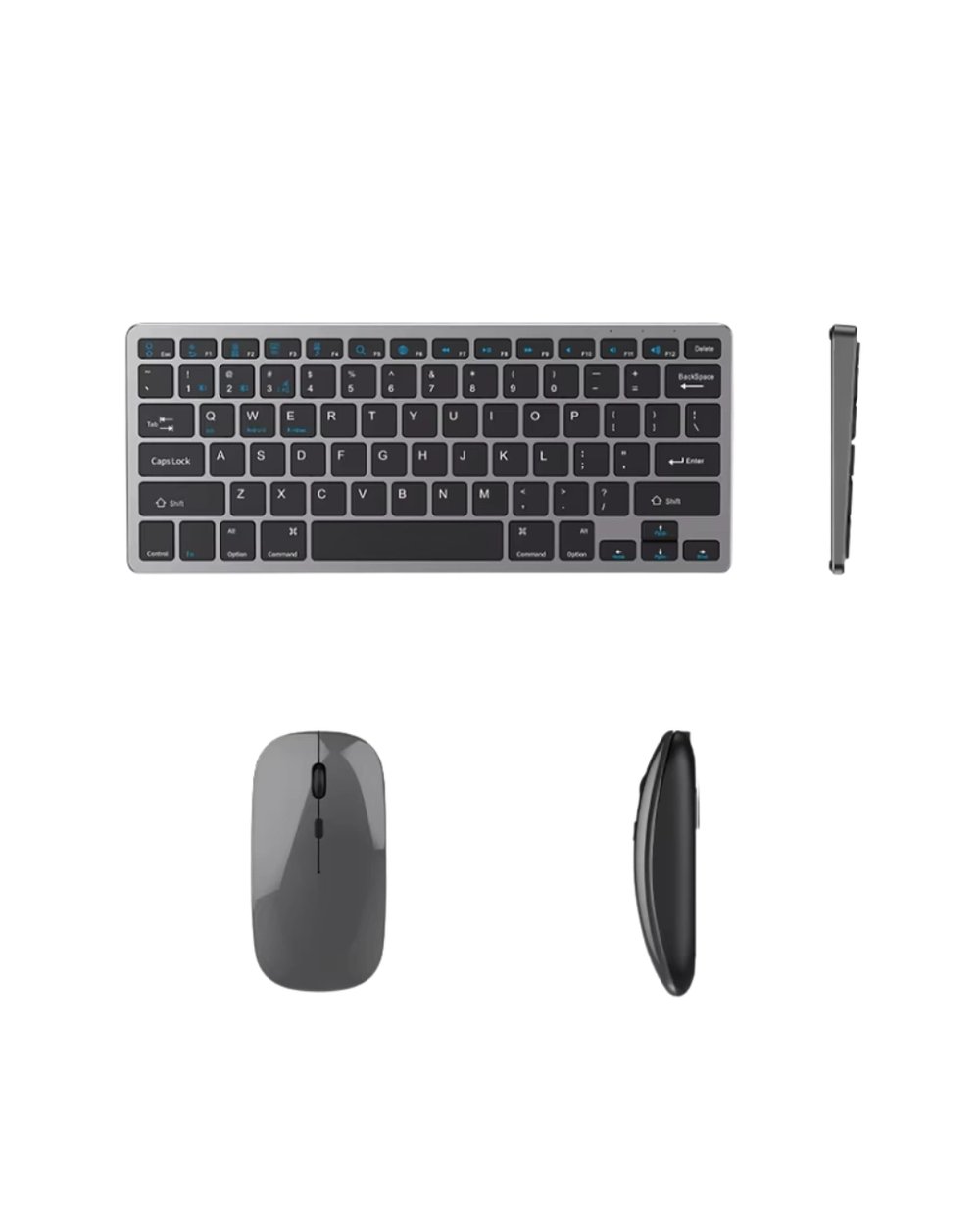 Kablosuz Bluetooth Klavye Mouse Seti Şarjlı Tablet Laptop Uyumlu