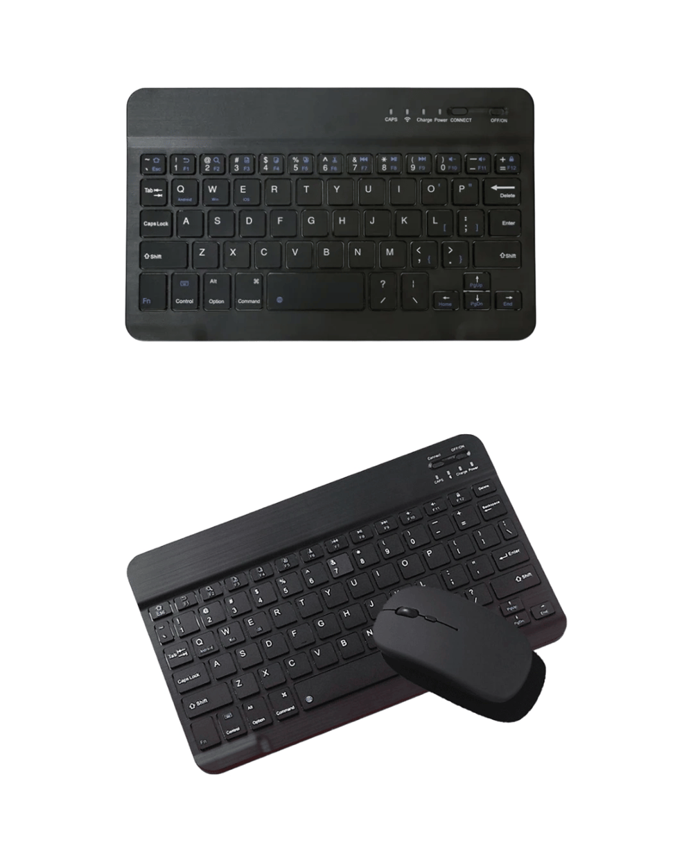 Kablosuz Bluetooth Klavye Mouse Seti Wireless Sessiz İnce Tasarım Çoklu Uyumlu