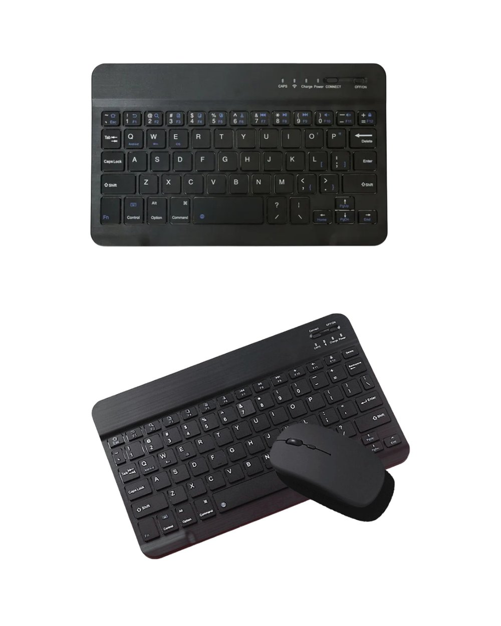 Kablosuz Bluetooth Klavye Mouse Seti Wireless Sessiz İnce Tasarım Çoklu Uyumlu