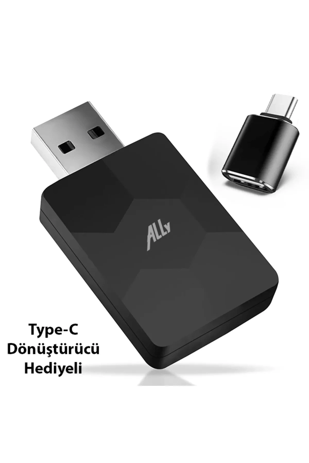 Kablosuz CarPlay & Android Auto Adaptörü - Apple ve Android Cihazlar İçin Evrensel Wireless Carplay Çevirici