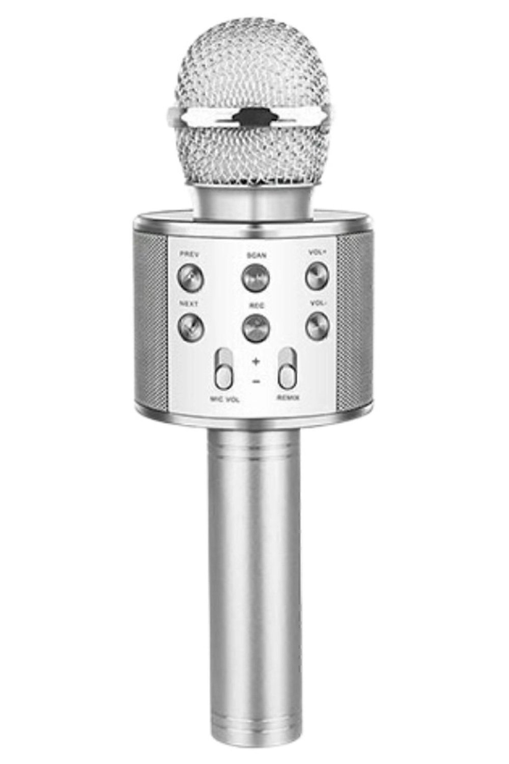 Kablosuz Karaoke Mikrofonu Dahili Hoparlörlü, USB ve TF Kart Desteği ile Ses Efekti Özellikli