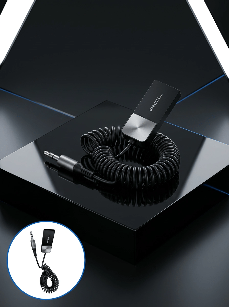 Kablosuz Müzik Aktarımı Sağlayan USB AUX Adaptörü