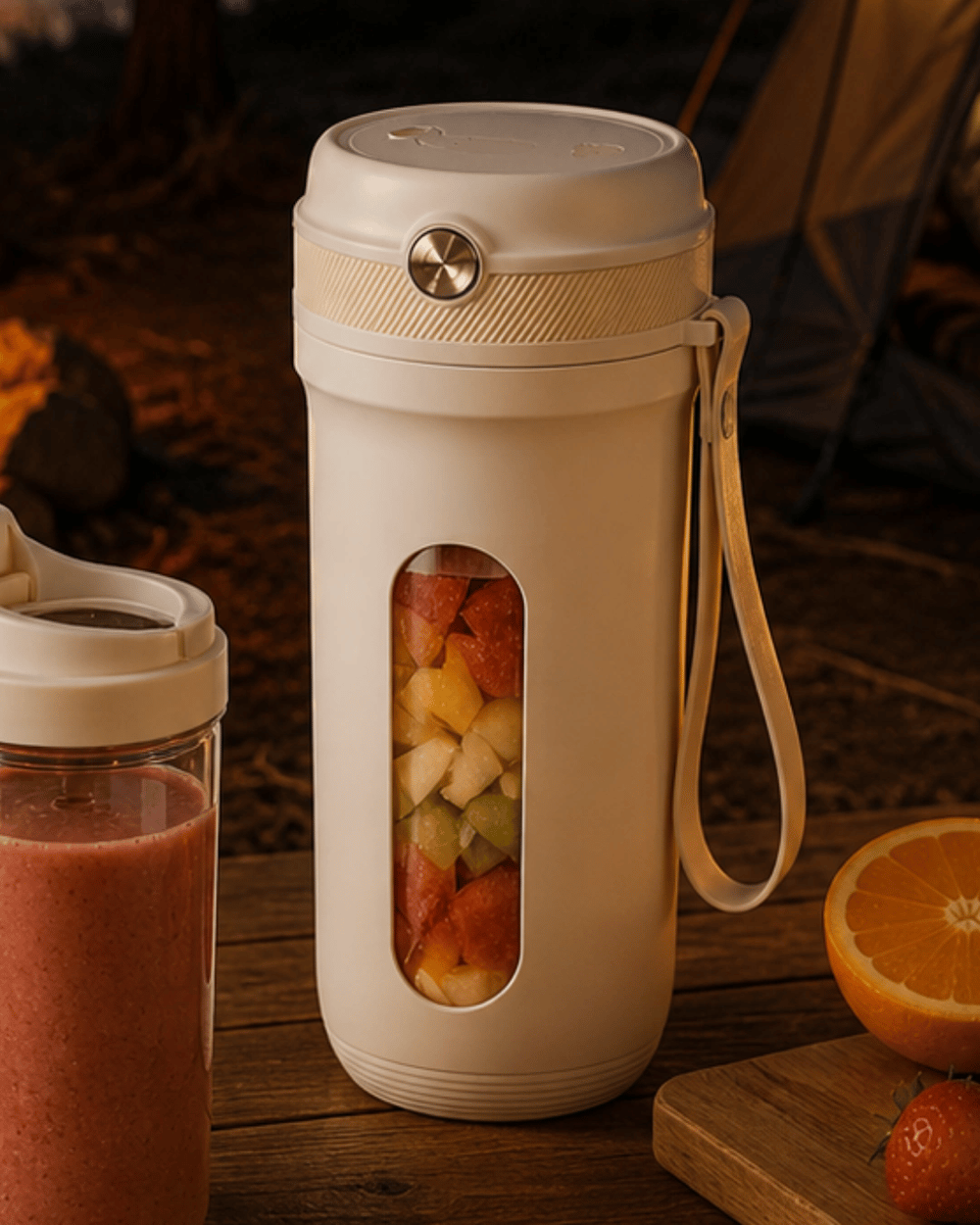Kablosuz Taşınabilir Blender Güçlü Motorlu Meyve Sıkıcı ve Smoothie Hazırlayıcı