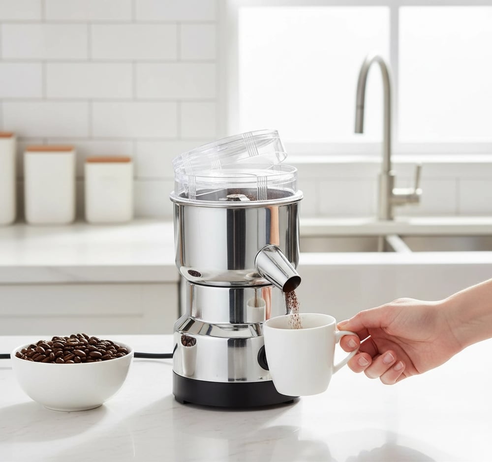 Kahve ve Baharat Öğütücü Makinesi 200W Kapasite Ev Kullanımı İçin