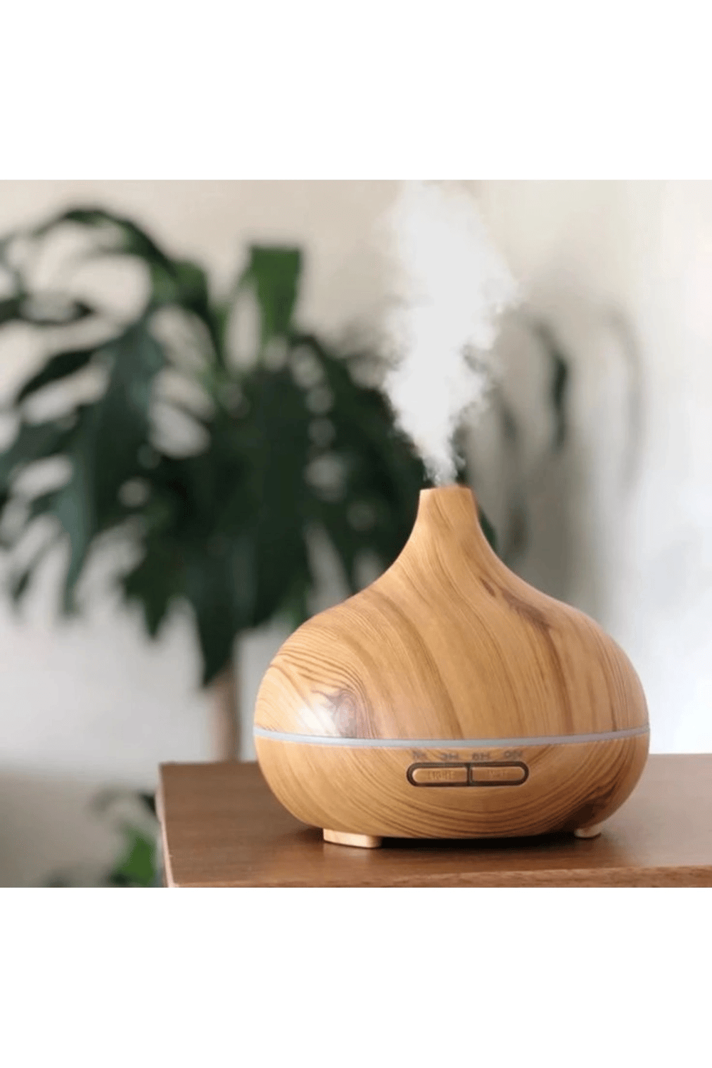 Kahverengi Ultrasonik Hava Nemlendirici, Soğuk Buharlı ve Aromalı Difüzör Özellikli