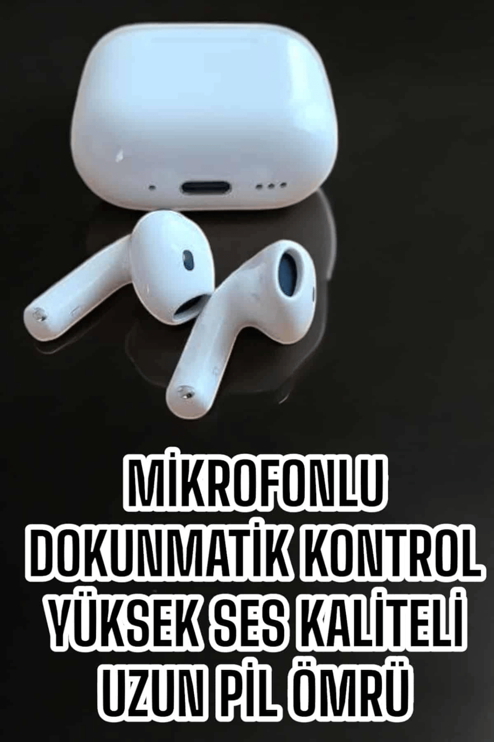 Kaliteli Ucuz İOS ve Android Uyumlu TWS Bluetooth Kulaklık ANC Özelliği