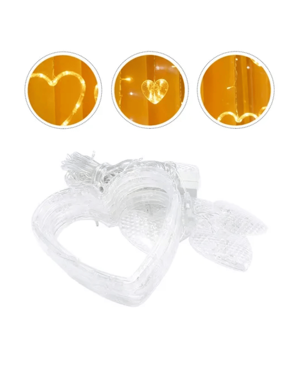 Kalp Şeklinde LED Neon Işık Dekoratif Romantik Oda ve Duvar Lambası