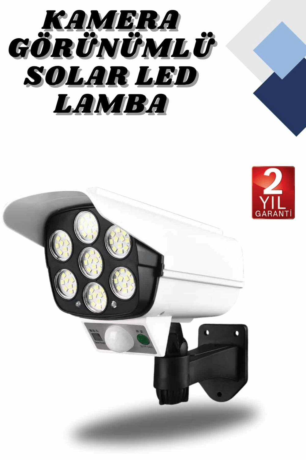Kamera Görünümlü Led Lamba Dönebilen Bahçe Aydınlatması Duvar Lambası