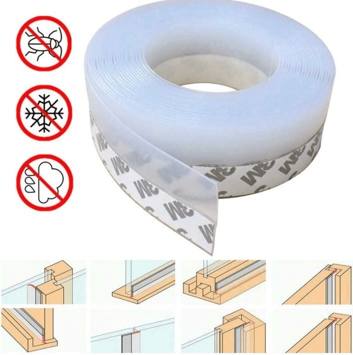 Kapı Pencere Rüzgar Kesici Şerit Bant 3,5cm * 5 metre