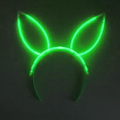 Karanlıkta Yanan Fosforlu Glow Taç 6 Renk 6 Adet Bx40