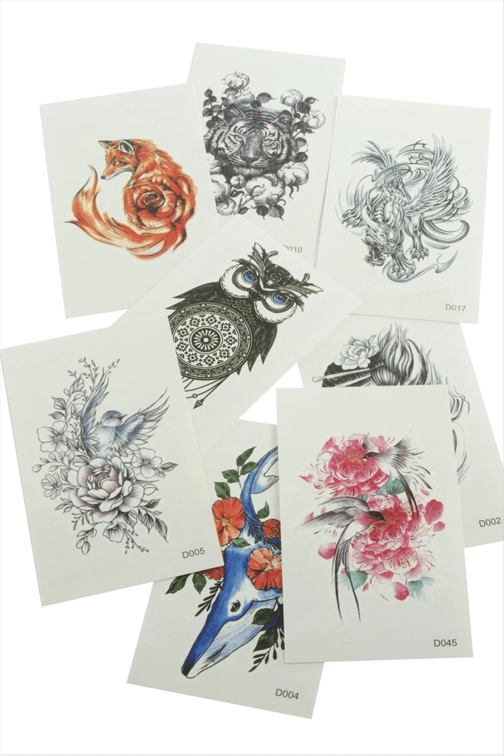 Karışık Tattoo Dövme Sticker