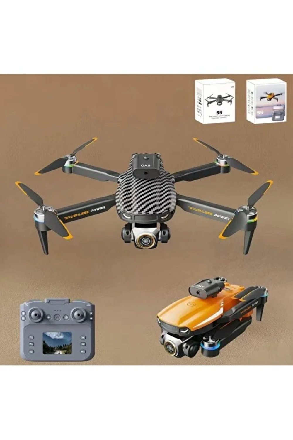 Katlanabilir RC Drone, 720P HD Kamera ve GPS Desteği ile Uzaktan Kumandalı Havadan Görüntüleme