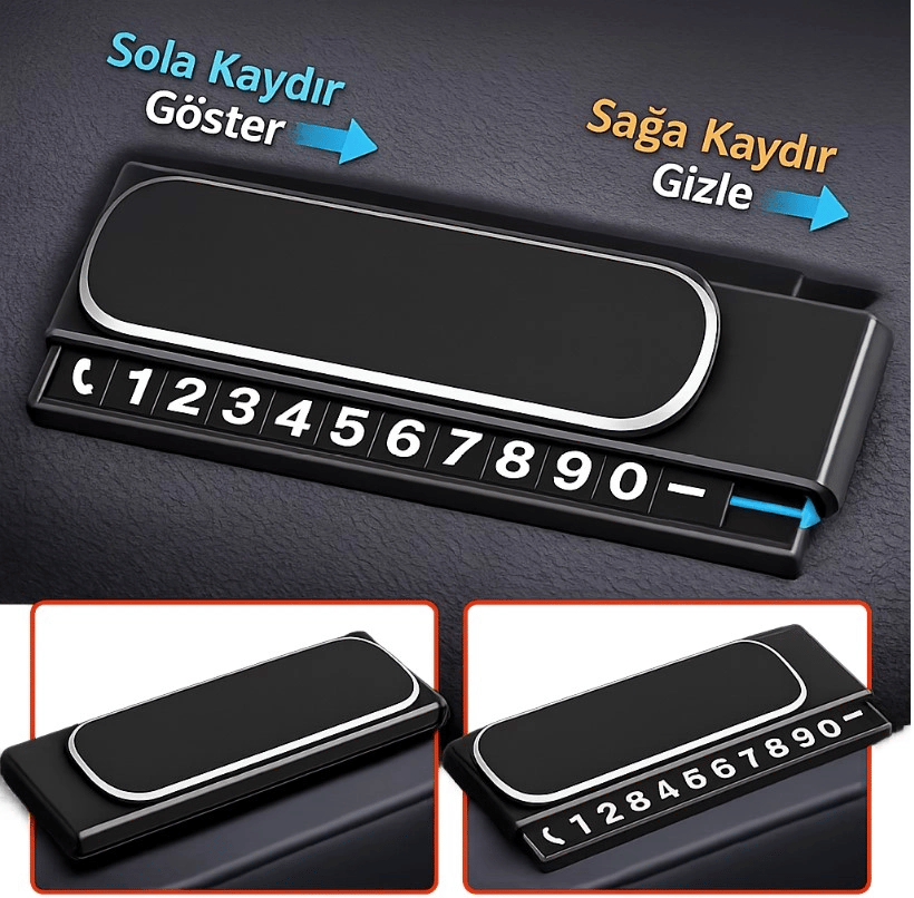 Kayar Kapaklı Torpido Üstü Fosforlu Numaratör Bx40