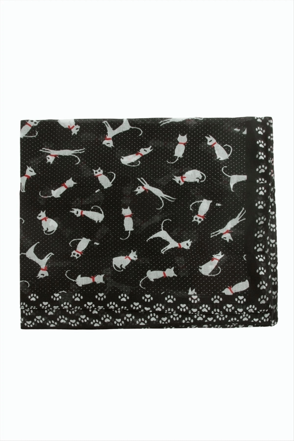 Kedi Desenli Bandana 50*50