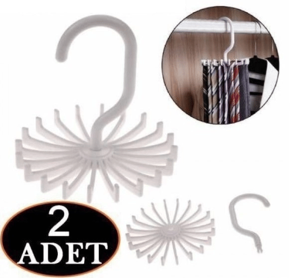 Kemer Askısı 20 Kancalı 2 Adet Bx40
