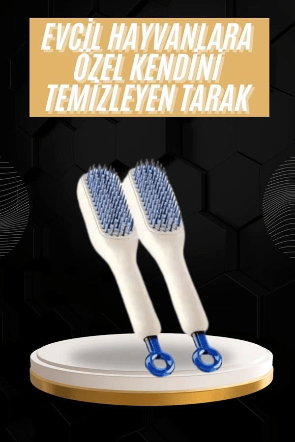 Kolay Temizlenen Fırçası Evcil Hayvanlara Özel Tüy Temizleme