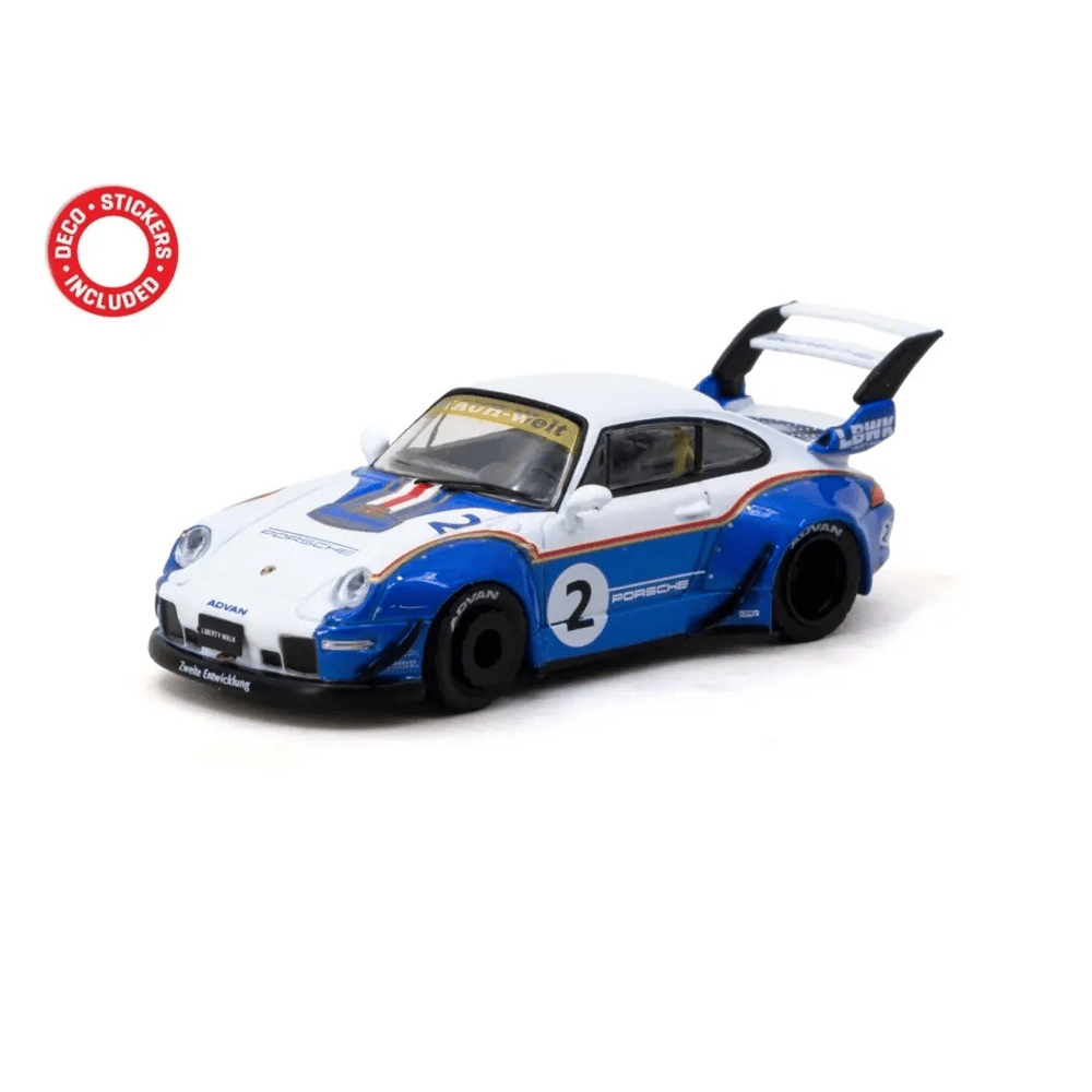 Konteyner Kutulu 1/64 RWB 993 Liberty Walk Diecast Model Araba - Koleksiyonluk BX-313331