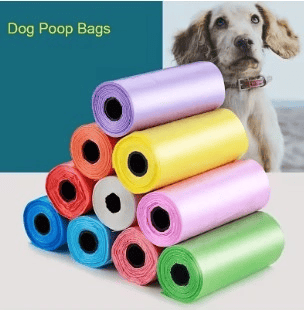 Köpek Dışkı Poşeti 4lü Düz Renk Set Bx40