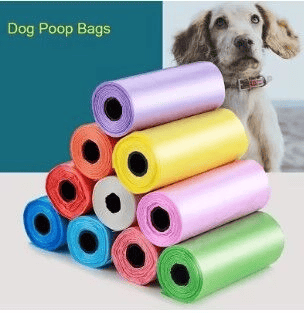 Köpek Dışkı Poşeti 4lü Düz Renk Set