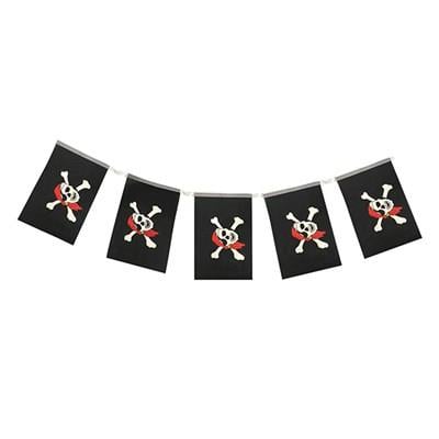 Korsan Partisi Korsan Logo Baskılı Flama Süs Afiş Süsleme 8 li (3936)