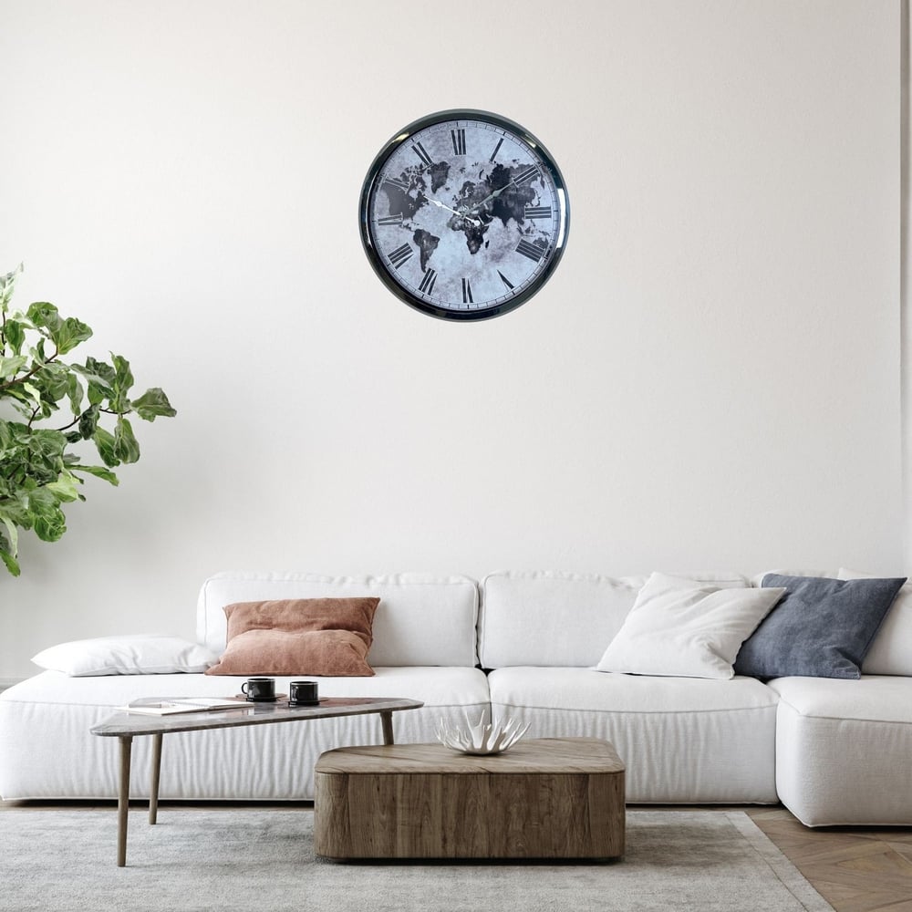 Krom Atlas Legacy 52 x 52 Cm Duvar Saati