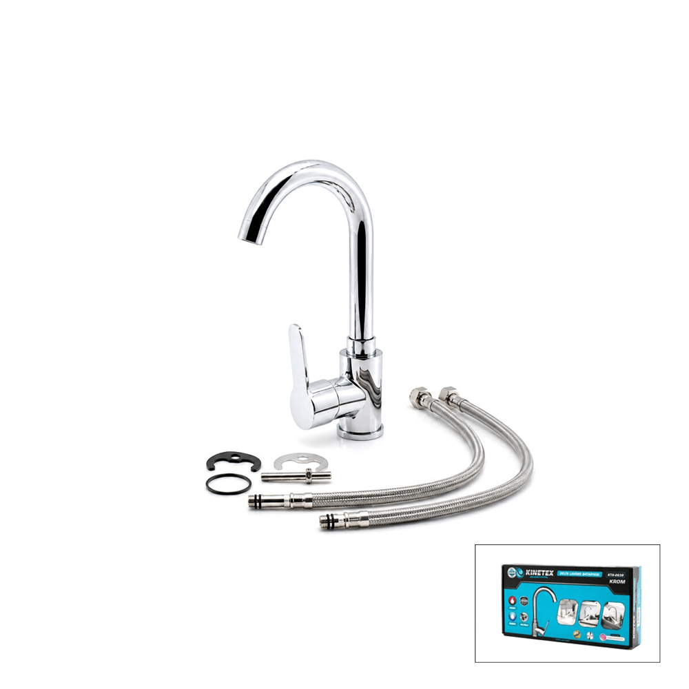 Krom Delta Lavabo Bataryası Aç Kapa Ktx-2639 Bx40