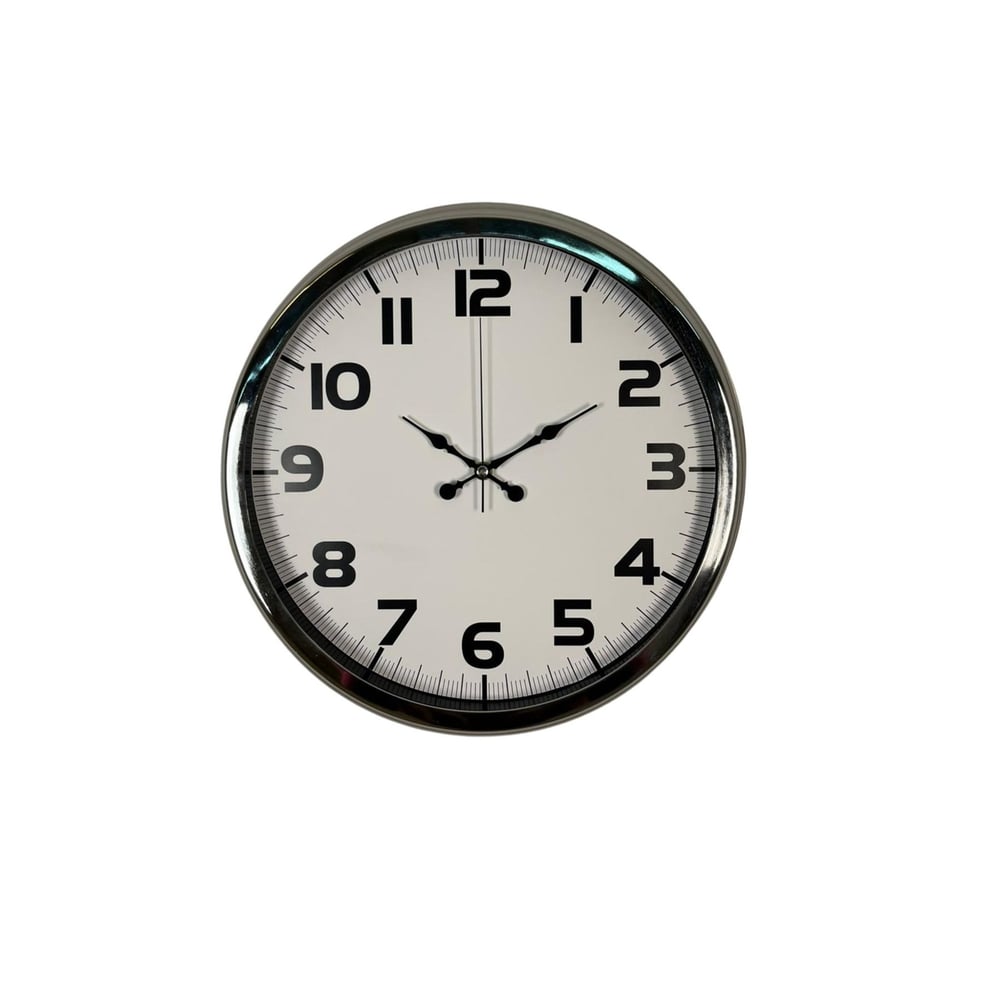 Krom Prime 40 Cm Metal Duvar Saati