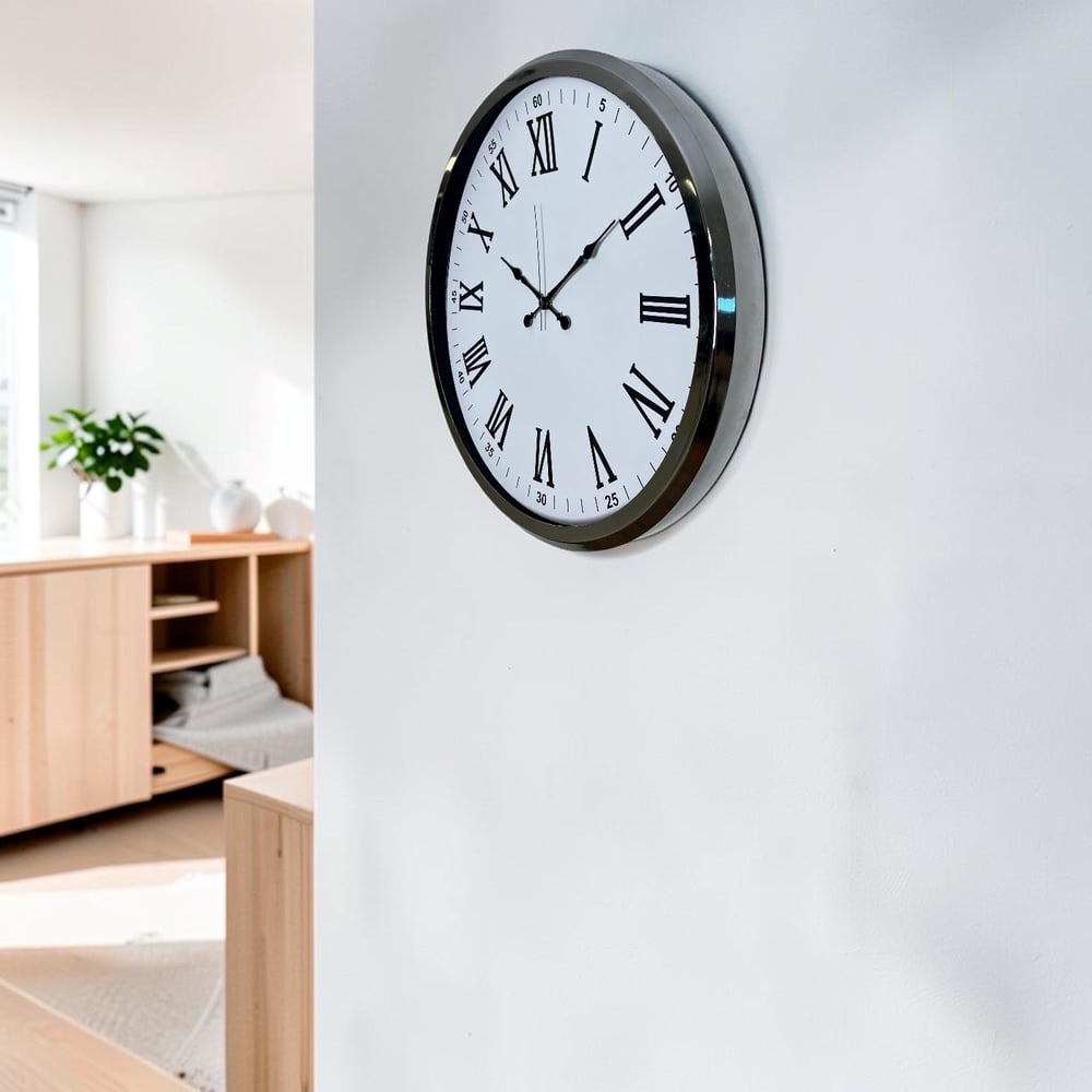 Krom Roman Majesty 52 x 52 Cm Duvar Saati