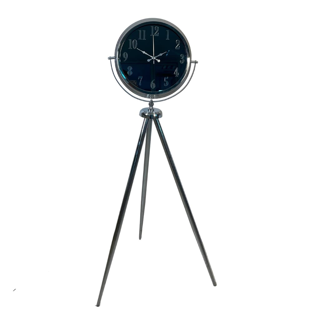 Krom Royal Aynalı Tripod 150 x 45 Cm Ayaklı Saat
