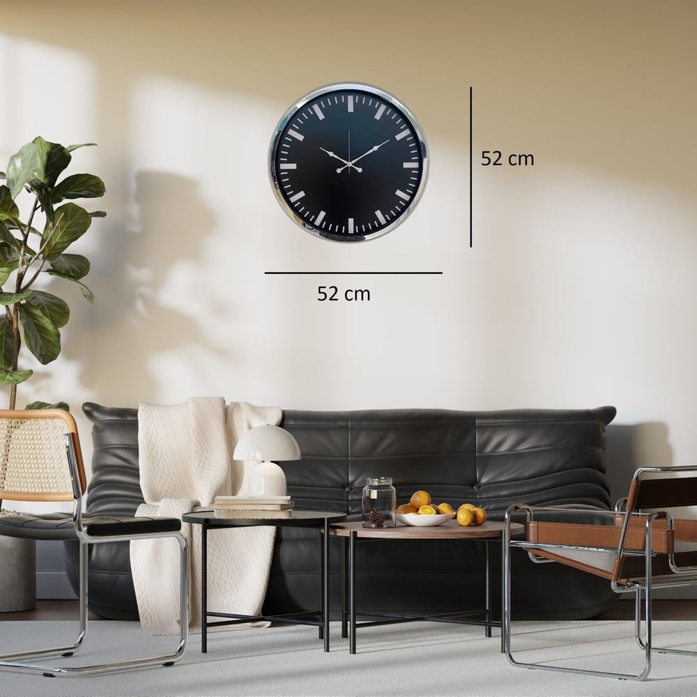 Krom Shadow Prime 52 x 52 Cm Duvar Saati