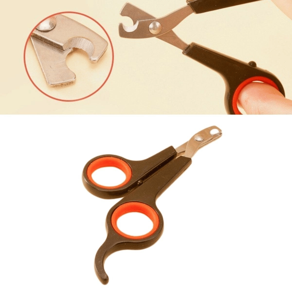 Küçük Çelik Uçlu Kedi Köpek Evcil Hayvan Tırnak Makası Pati Bakım Aleti Ergonomik Kaymaz Sap Bx40